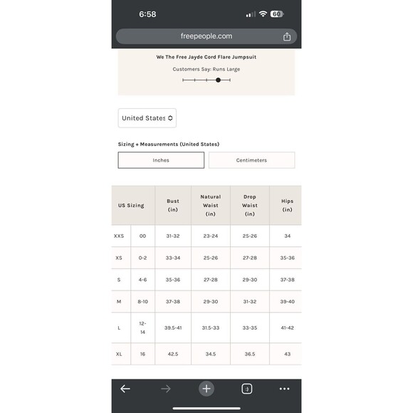 NWT $178 Free People Jayde Cord Flare Jumpsuit Wine L Cottagecore Western Retro - Picture 4 of 16